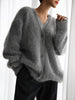 ISABELLE | Verführerischer V-Neck Wickel-Pullover