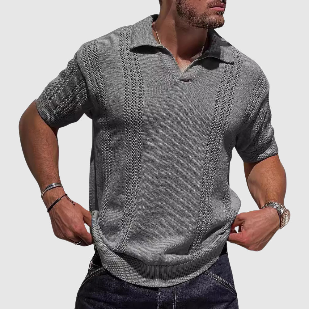 Max | Franco Bianchi Strick-Polohemd
