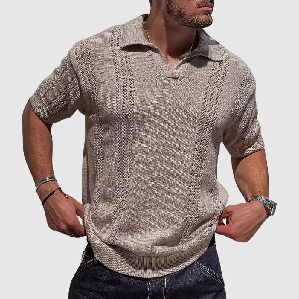 Max | Franco Bianchi Strick-Polohemd