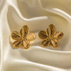 Rianne Blumenohrring Gold