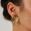 Rianne Blumenohrring Gold