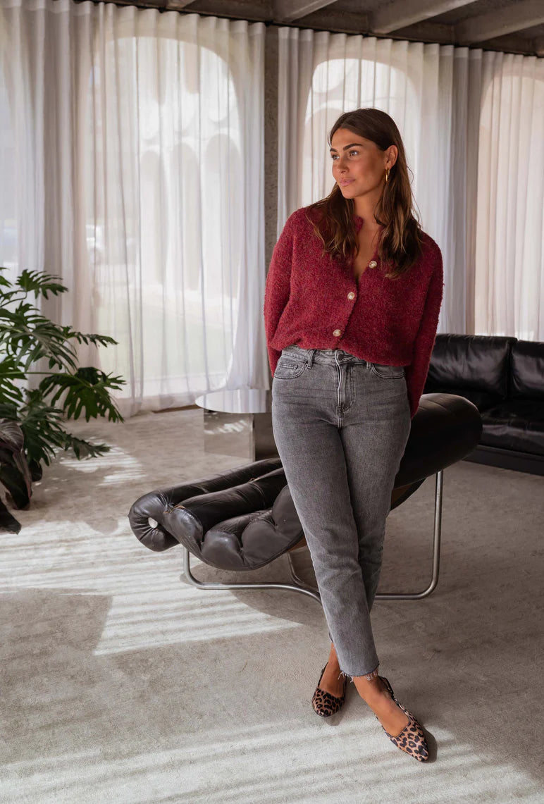 Gemina | Strickweste in Ecru