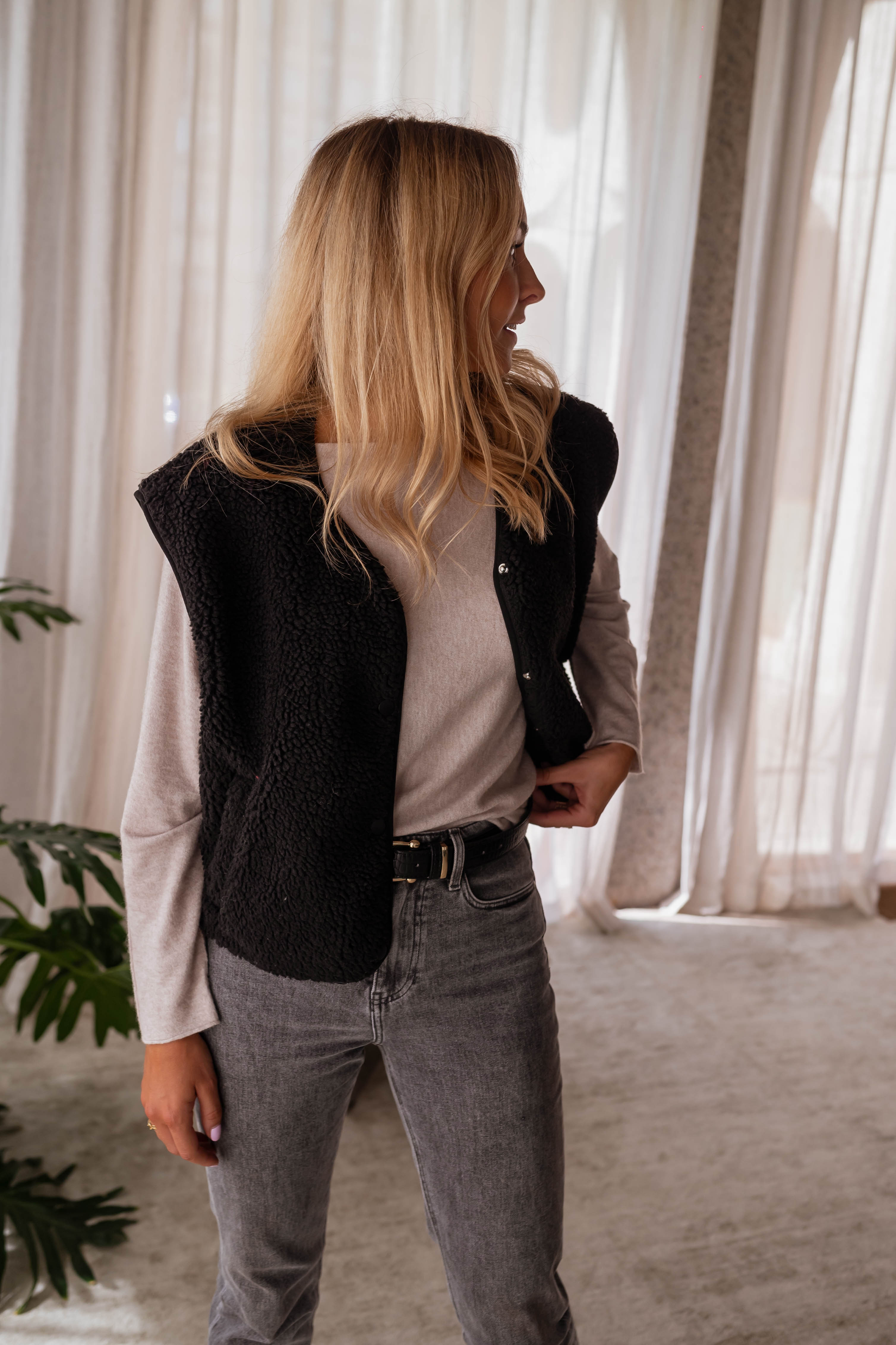 Ted | Gilet Taoh - schwarz