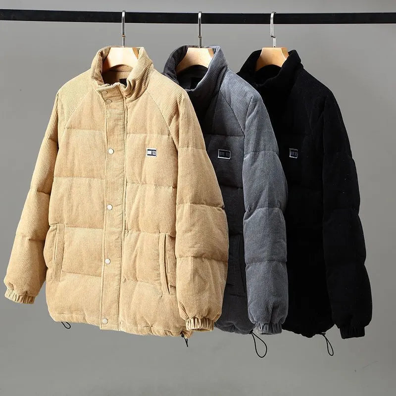 Bryan - Bomberjacke aus Kordsamt