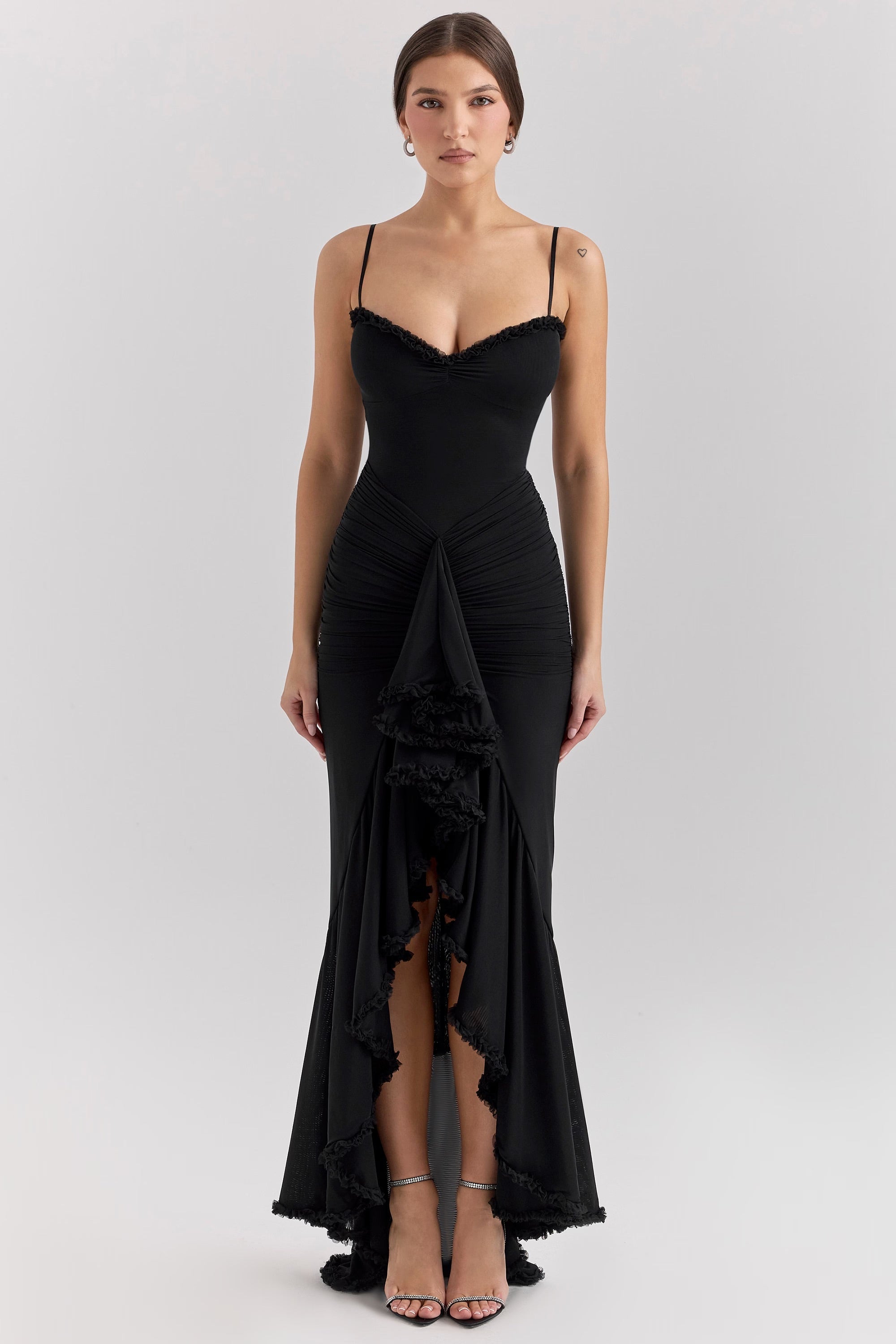 Katie | Atemberaubendes Kleid mit Rüschenfront