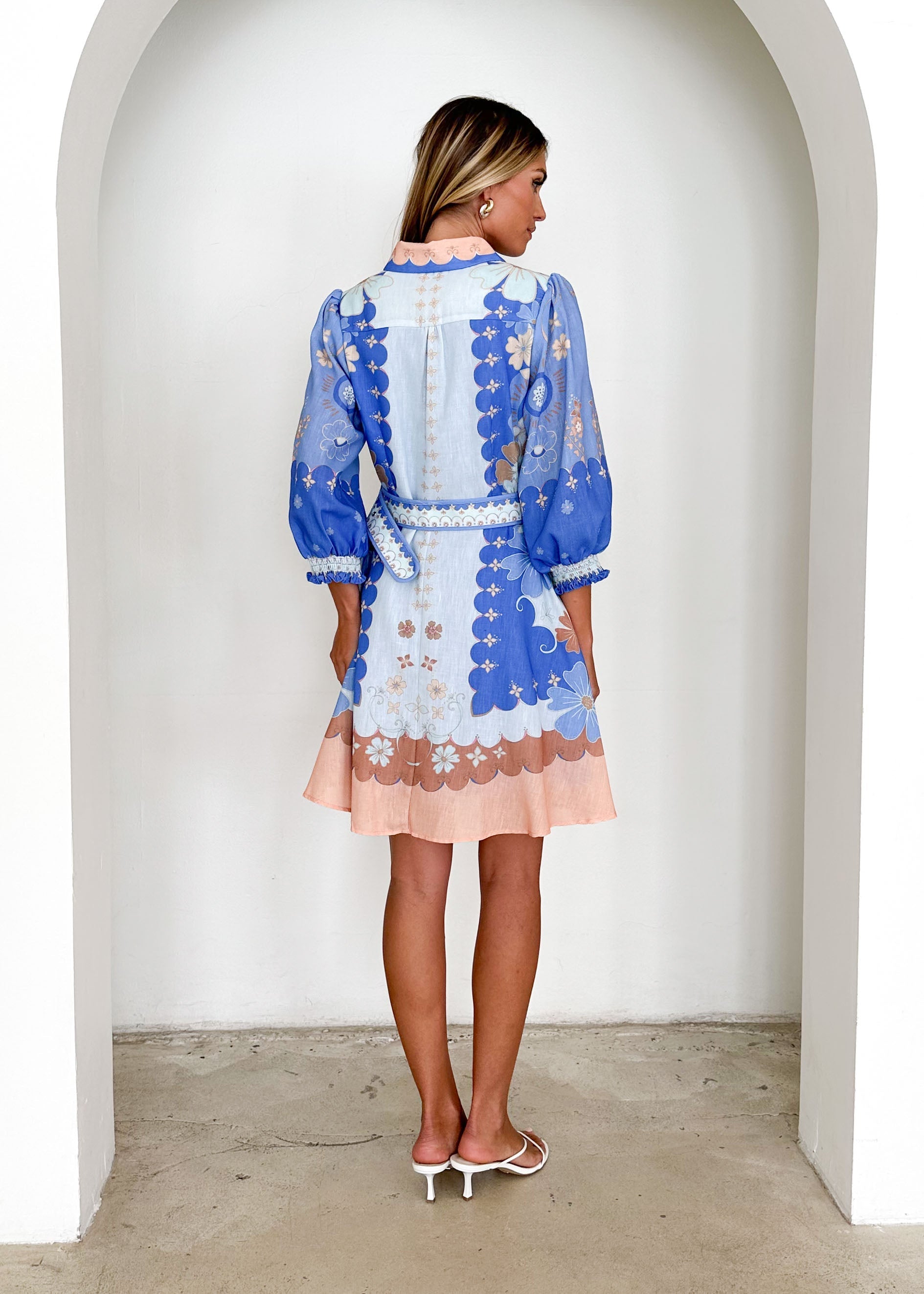 Amelie | Elegantes Midikleid aus Leinen
