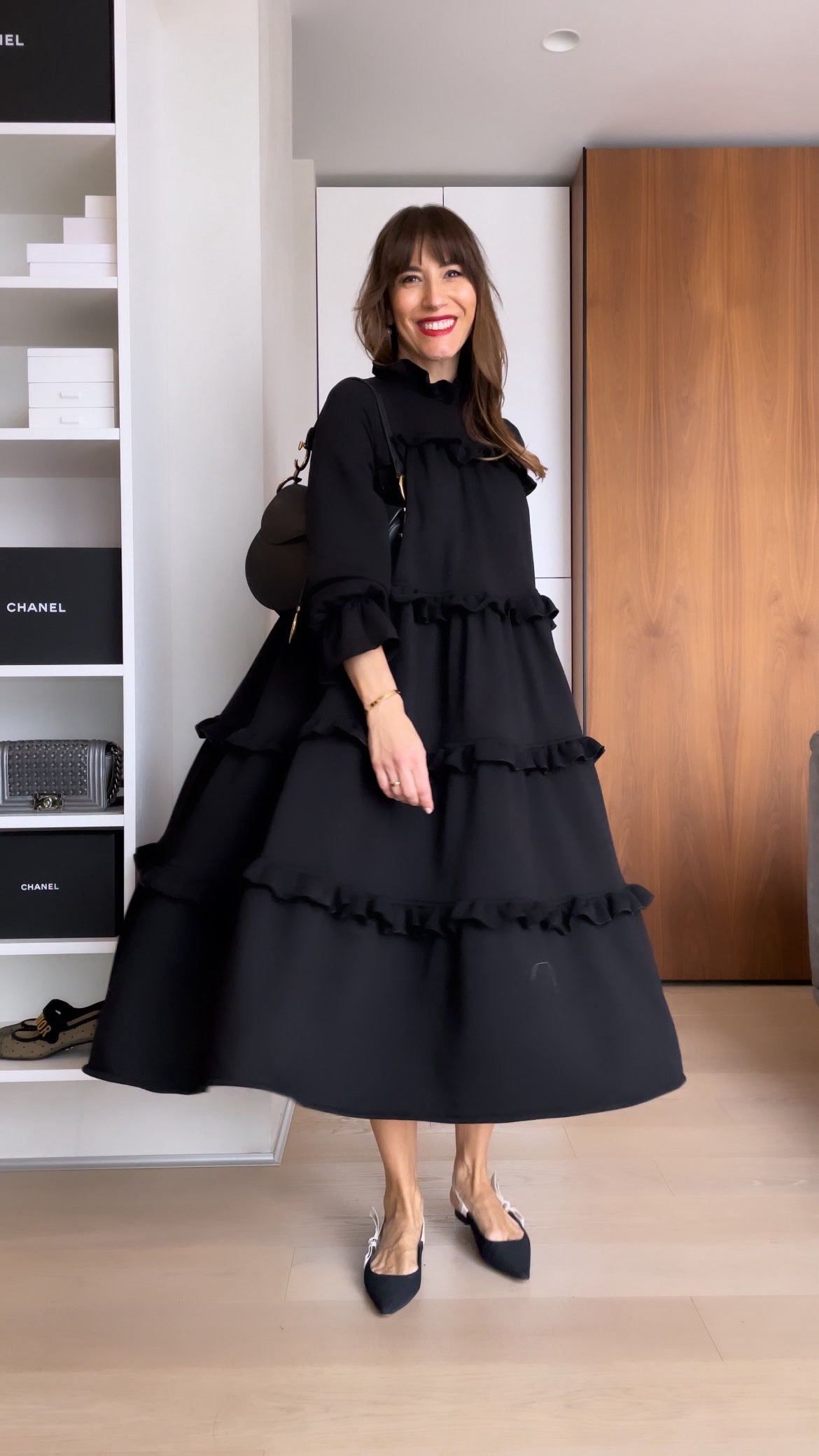 Annemarie | Lauren Schwarz Kleid