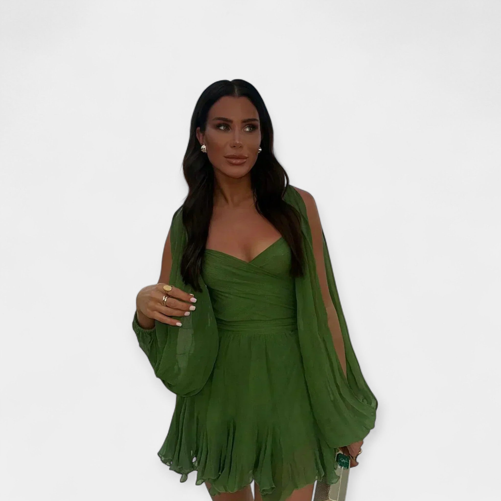 Jake | Romantisches Kurzarmkleid