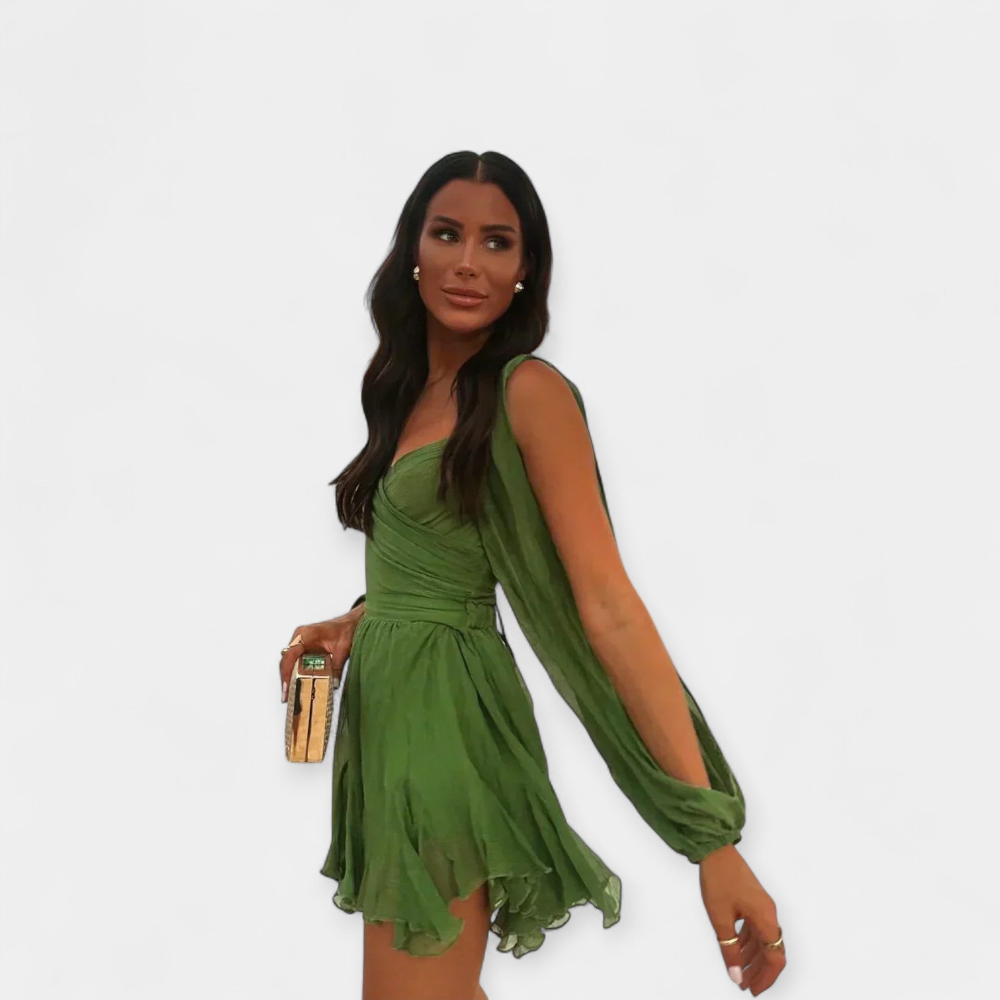 Jake | Romantisches Kurzarmkleid