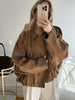 Emmett | Maven Wildleder Bomberjacke