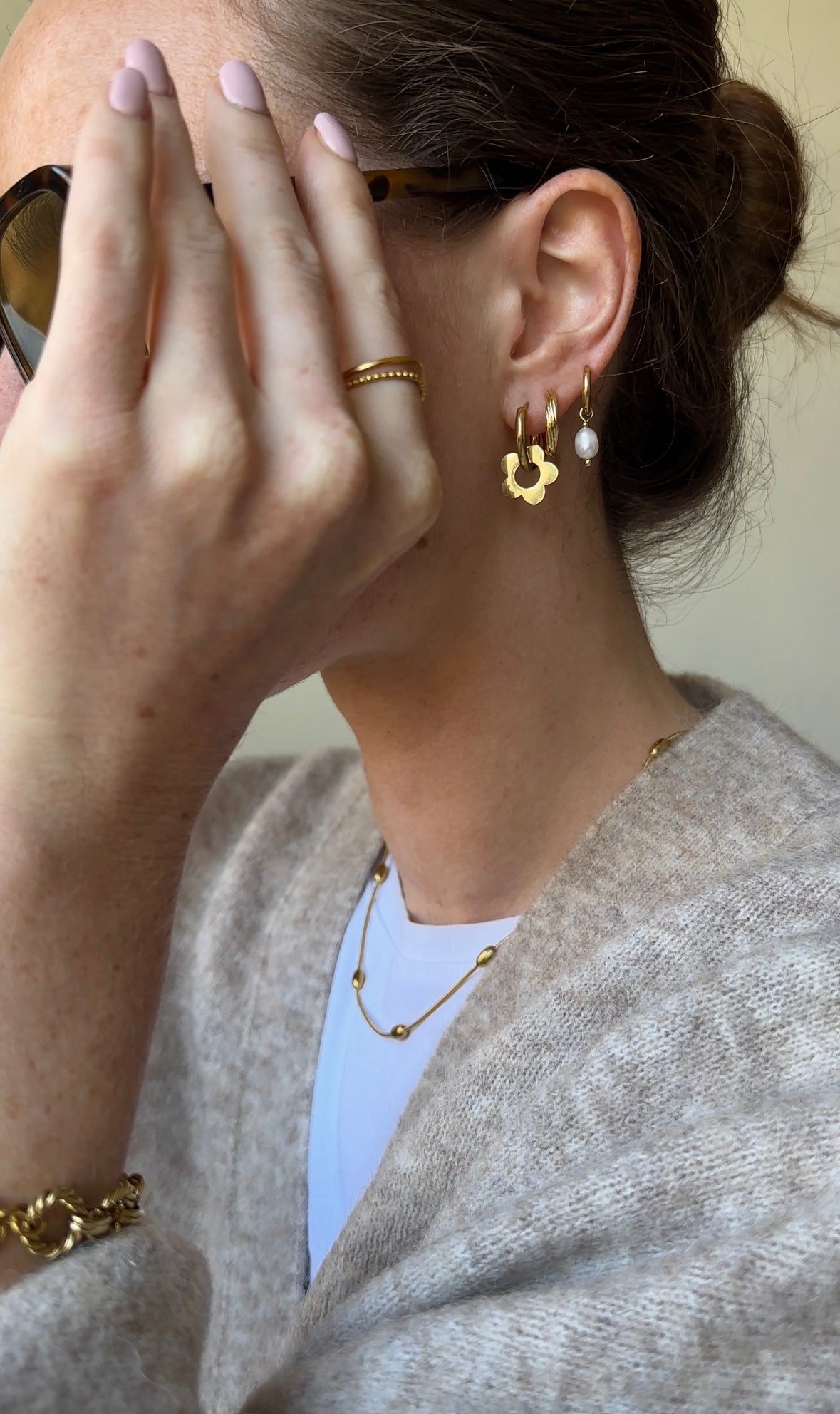 Leyla | Leyla Ohrringe Plated - Fashion Trends & Modische Ohrringe für Studentinnen