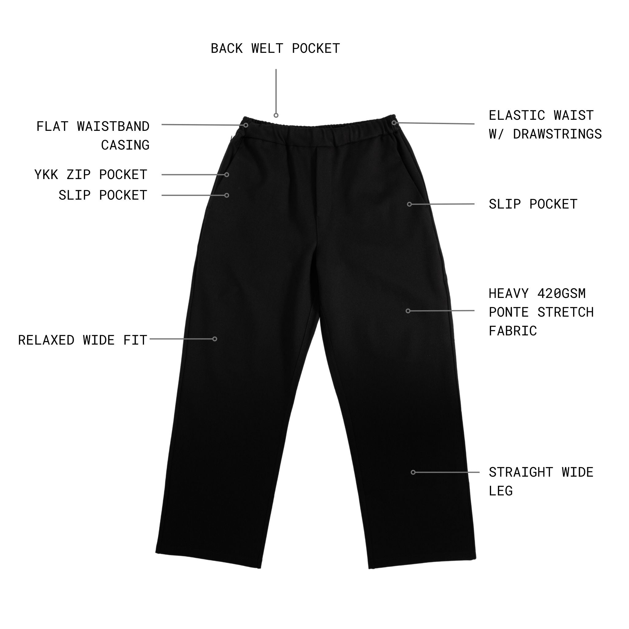 SOCRATES WIDE PANT
