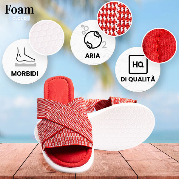 Donna | FoamCloud Trendige Sommersandalen