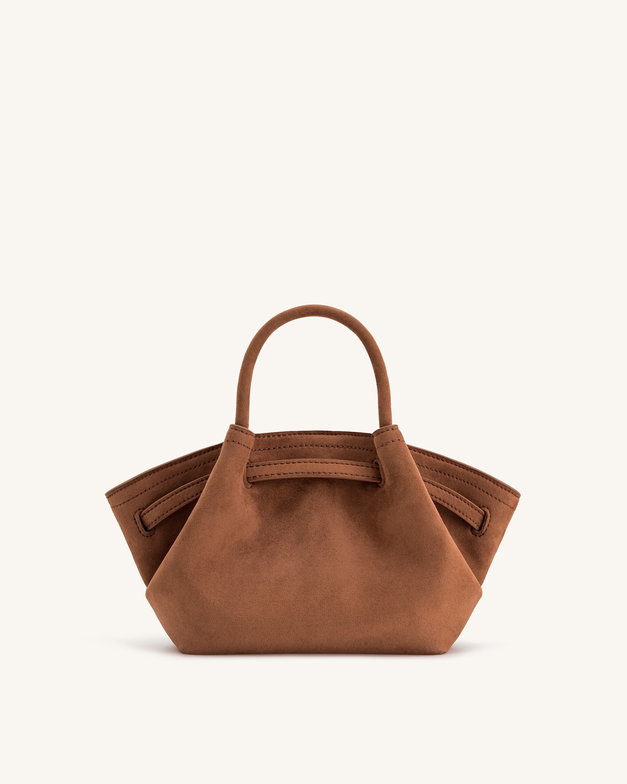 Hana Mini-Tasche aus Wildlederimitat - Braun