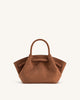 Hana Mini-Tasche aus Wildlederimitat - Braun