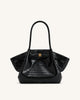 Hana Medium Tote Bag - Schwarzes Kroko