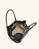 Hana Medium Tote Bag - Schwarzes Kroko