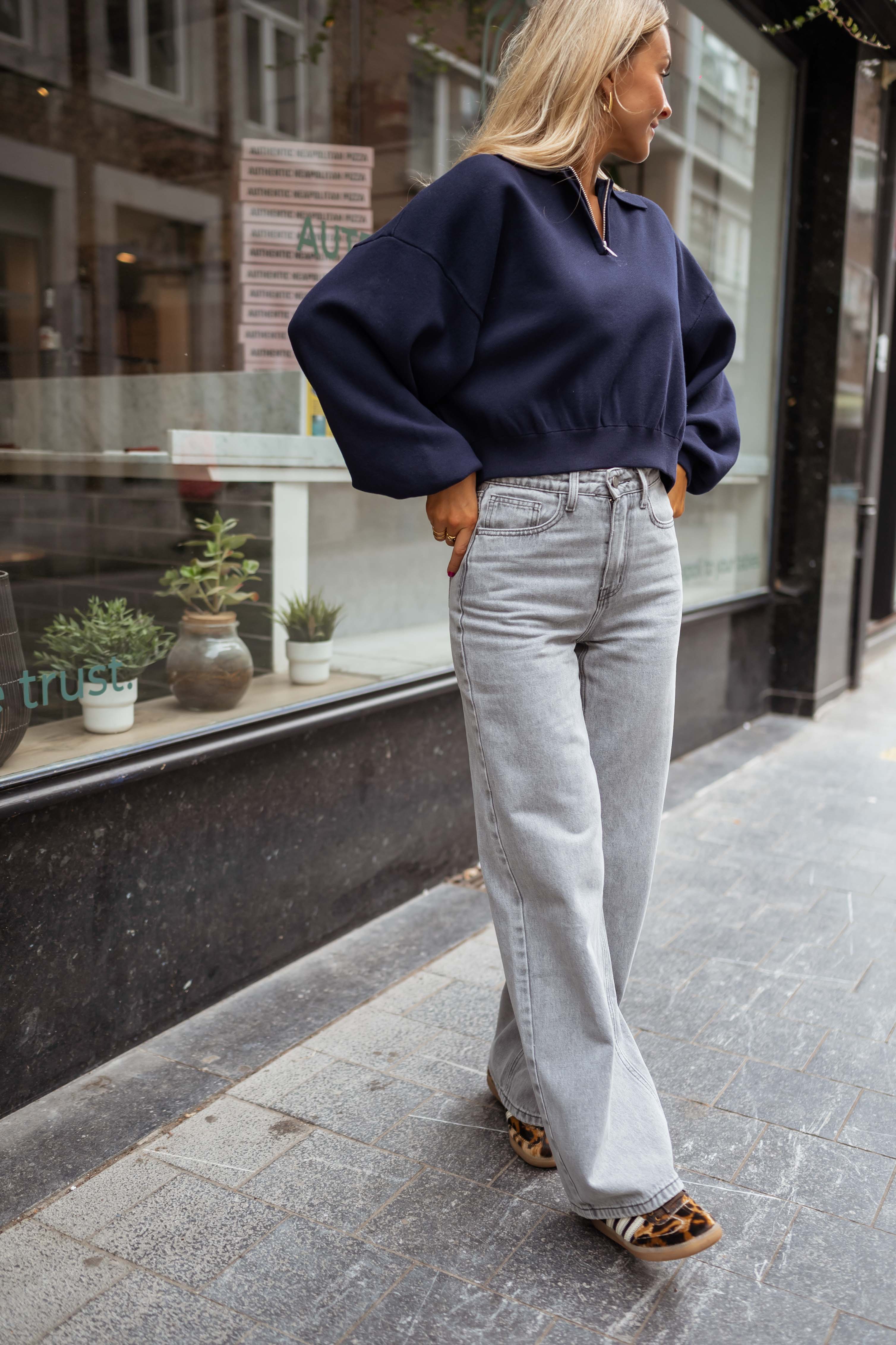 Jackie | Jeans Célestine - hellgrau