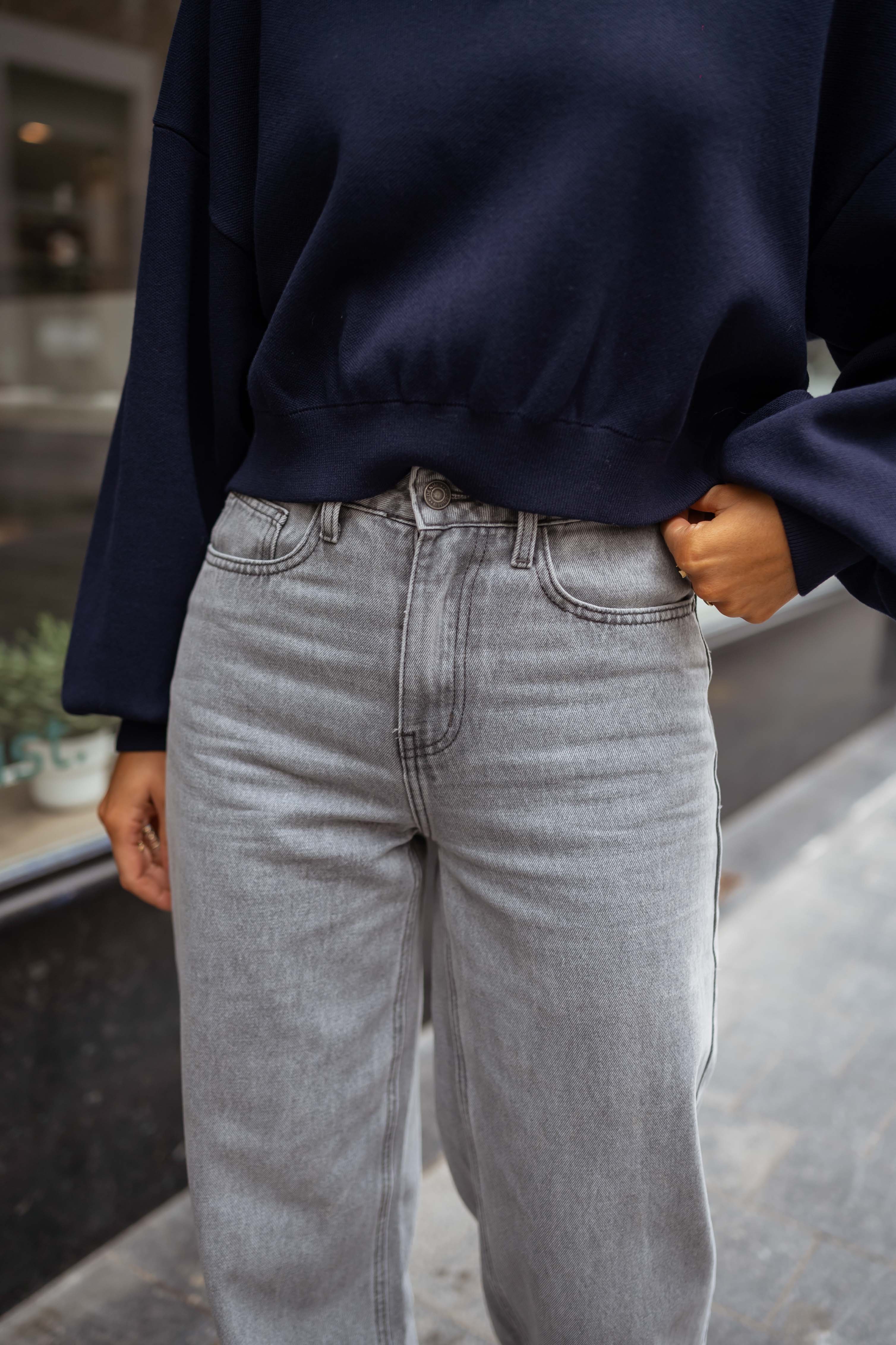 Jackie | Jeans Célestine - hellgrau