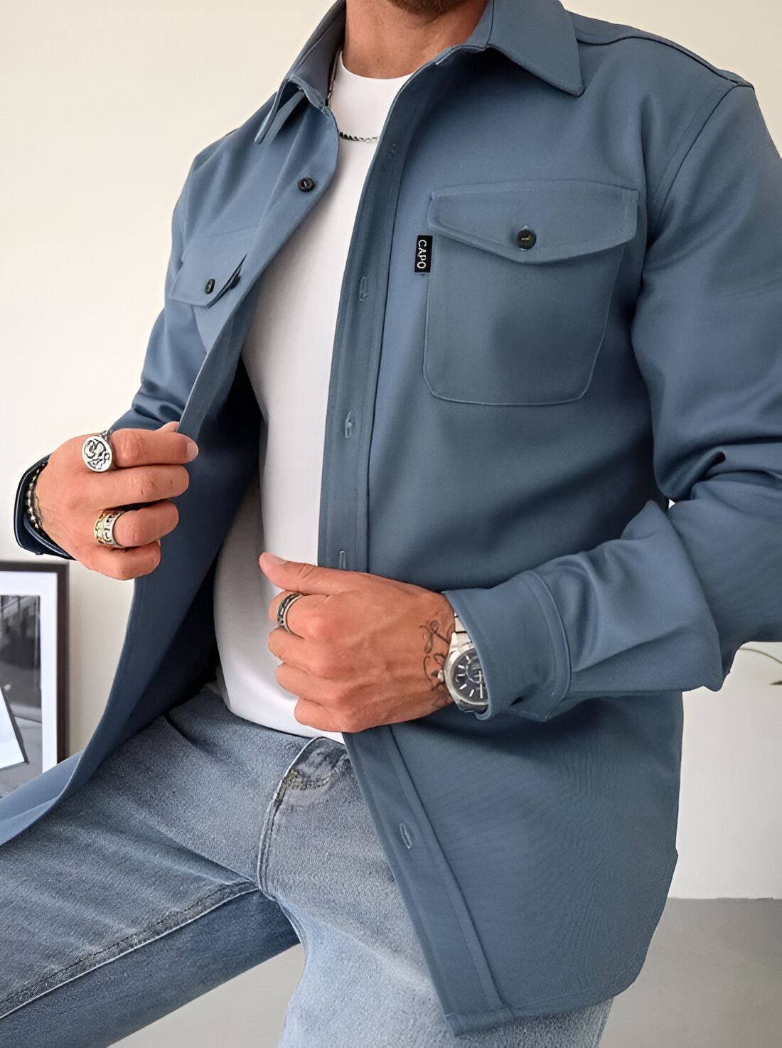 Jan | Lässige Hemdjacke