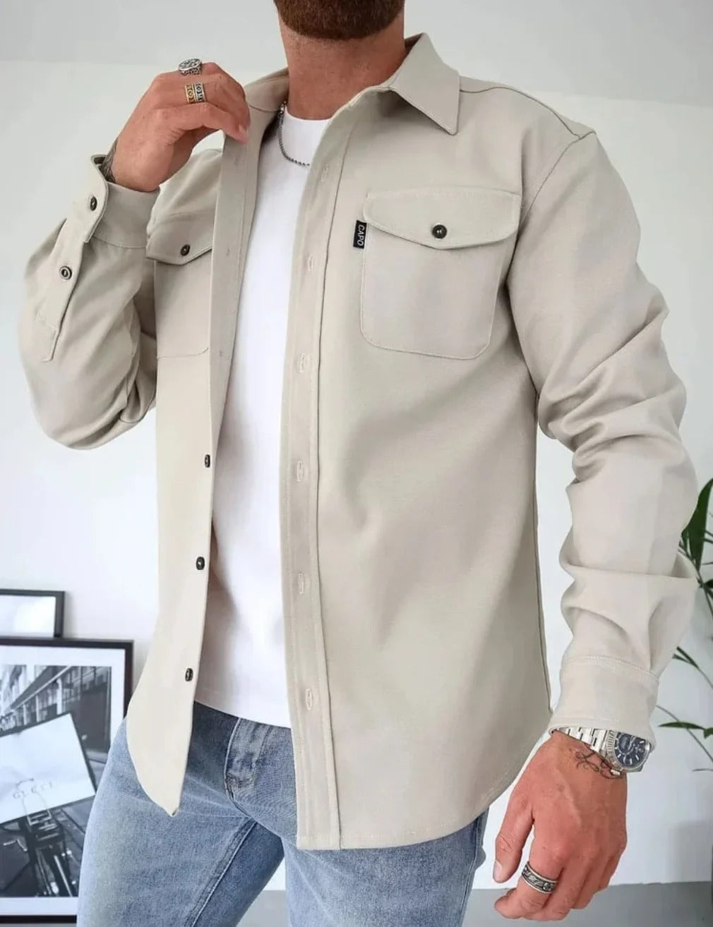 Jan | Lässige Hemdjacke