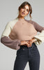 Evelia | Damenpullover mit Farbblock-Design