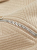 Oskar | Vintage Zip-Up Pullover mit auffälligem geometrischen Muster