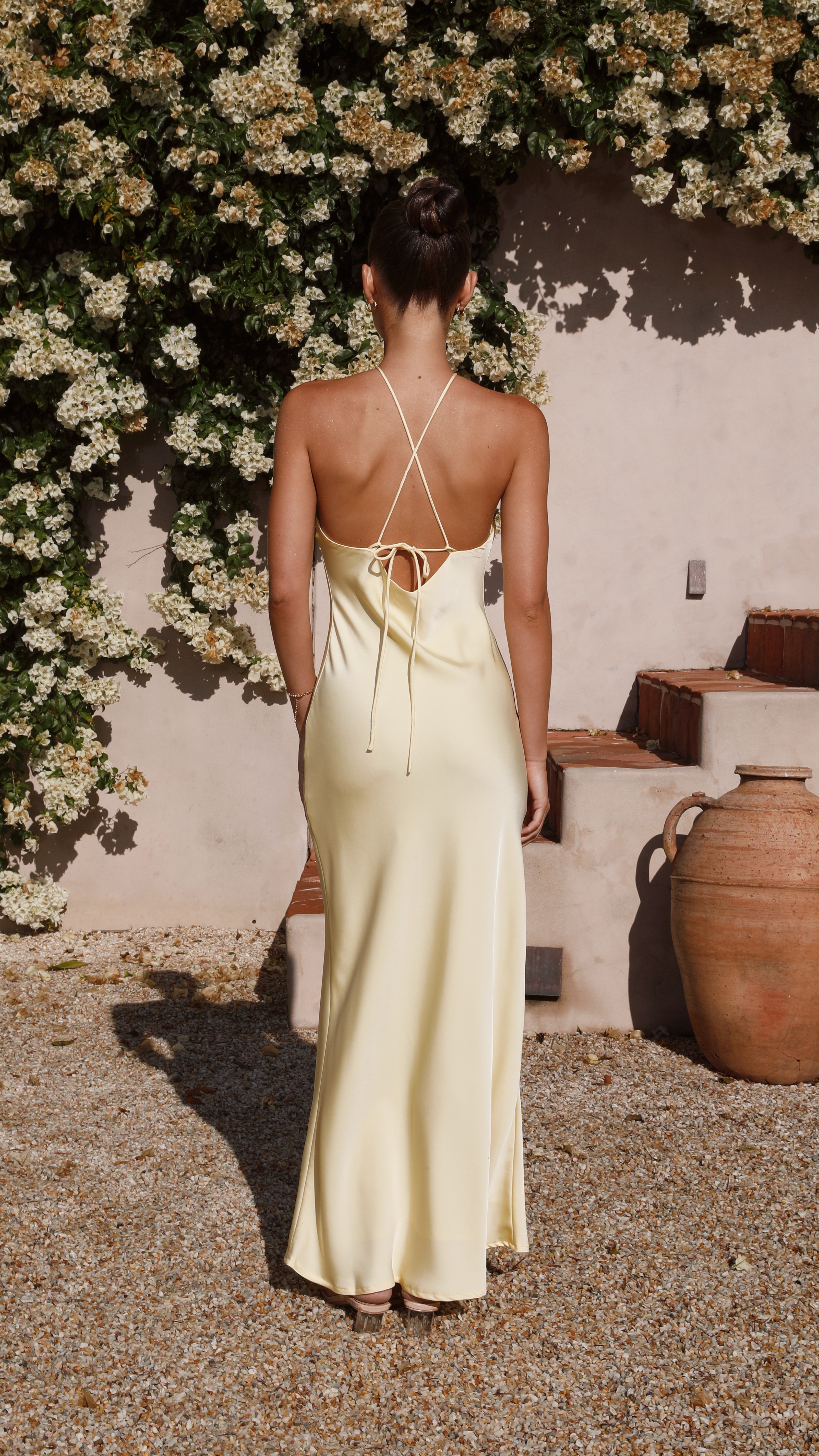 Samantha | Chiara Maxikleid - Gelb
