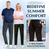 Alonzo | 2025 Herren- und Damen schnell trocknende Hose High Stretch Unisex