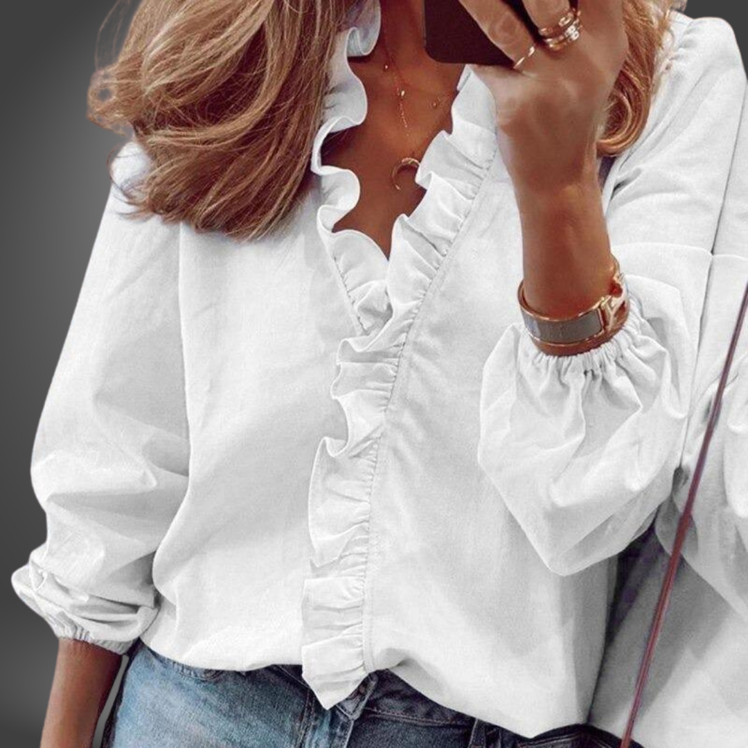 Wilma | Elegante handgefertigte Bluse