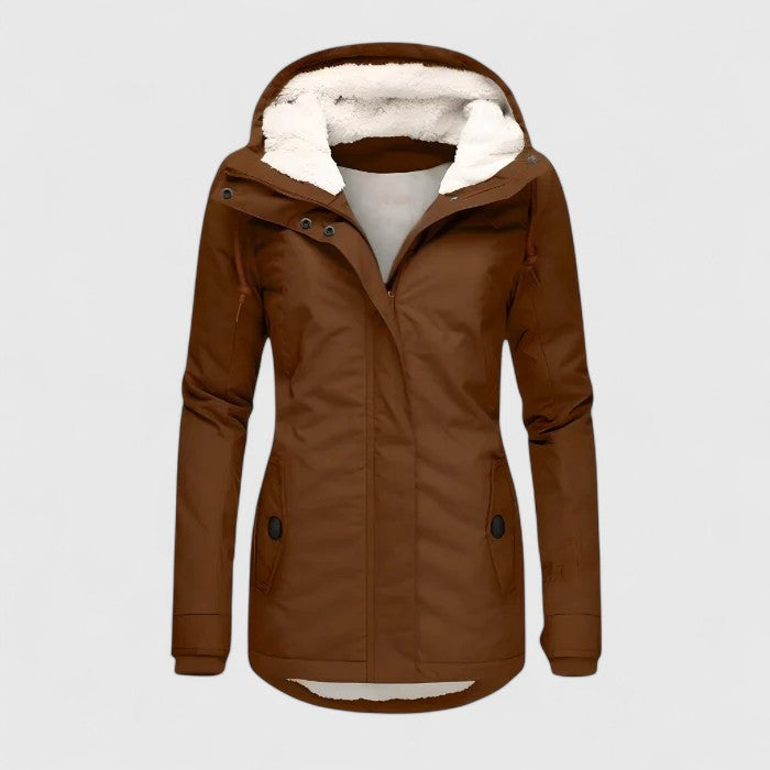 Charlotte | Wasserdichte Winterjacke mit Kapuze
