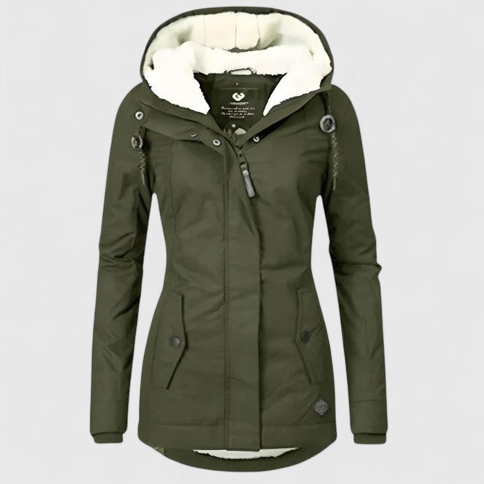 Charlotte | Wasserdichte Winterjacke mit Kapuze