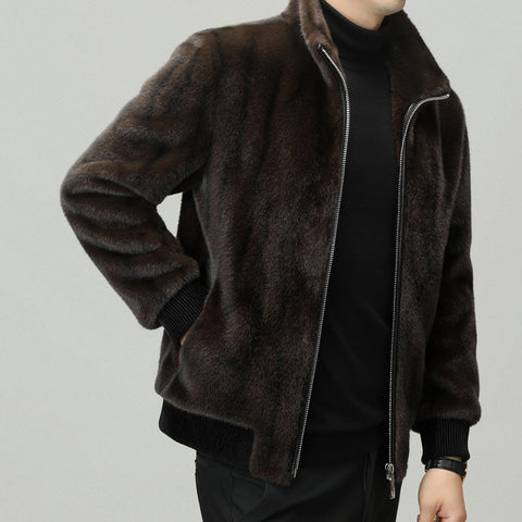 Amira | Kuschelige Wolljacke mit Fellfutter