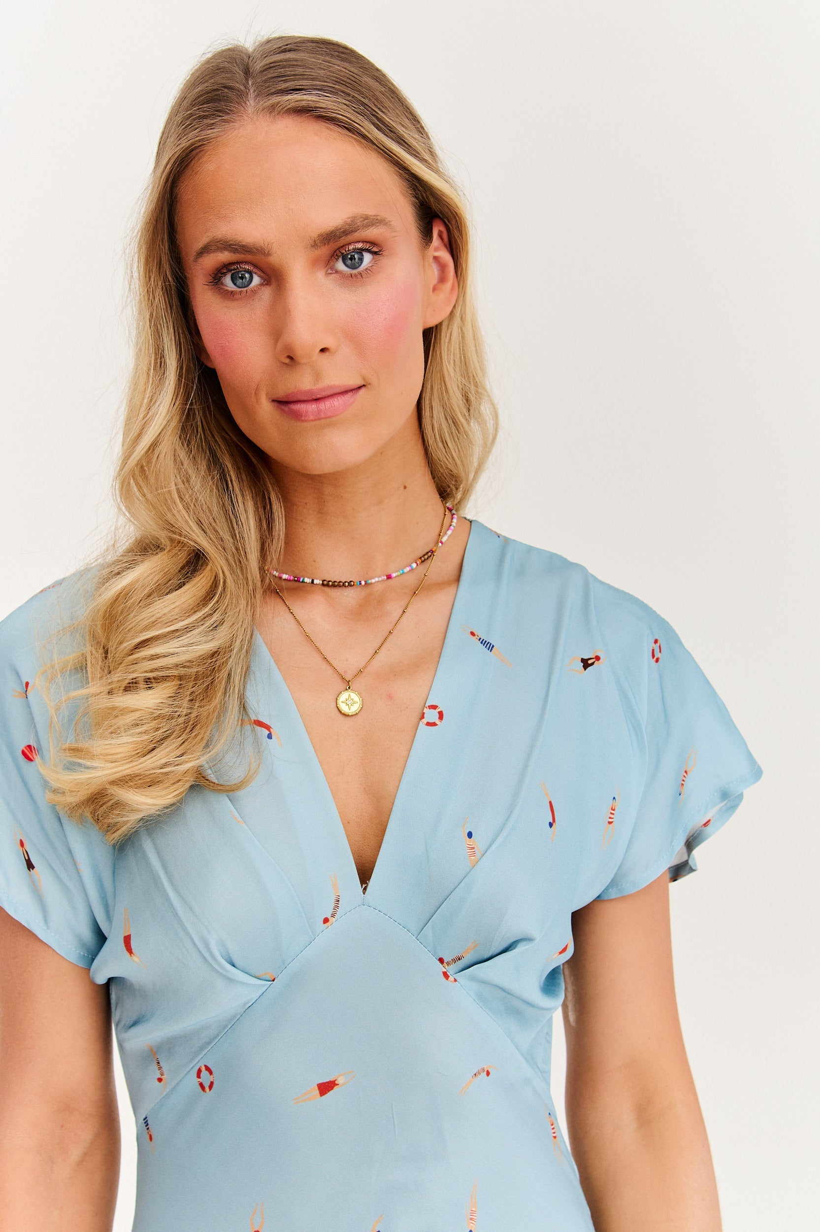 Nevaeh | Midi-Kleid Dive In