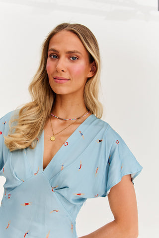 Nevaeh | Midi-Kleid Dive In