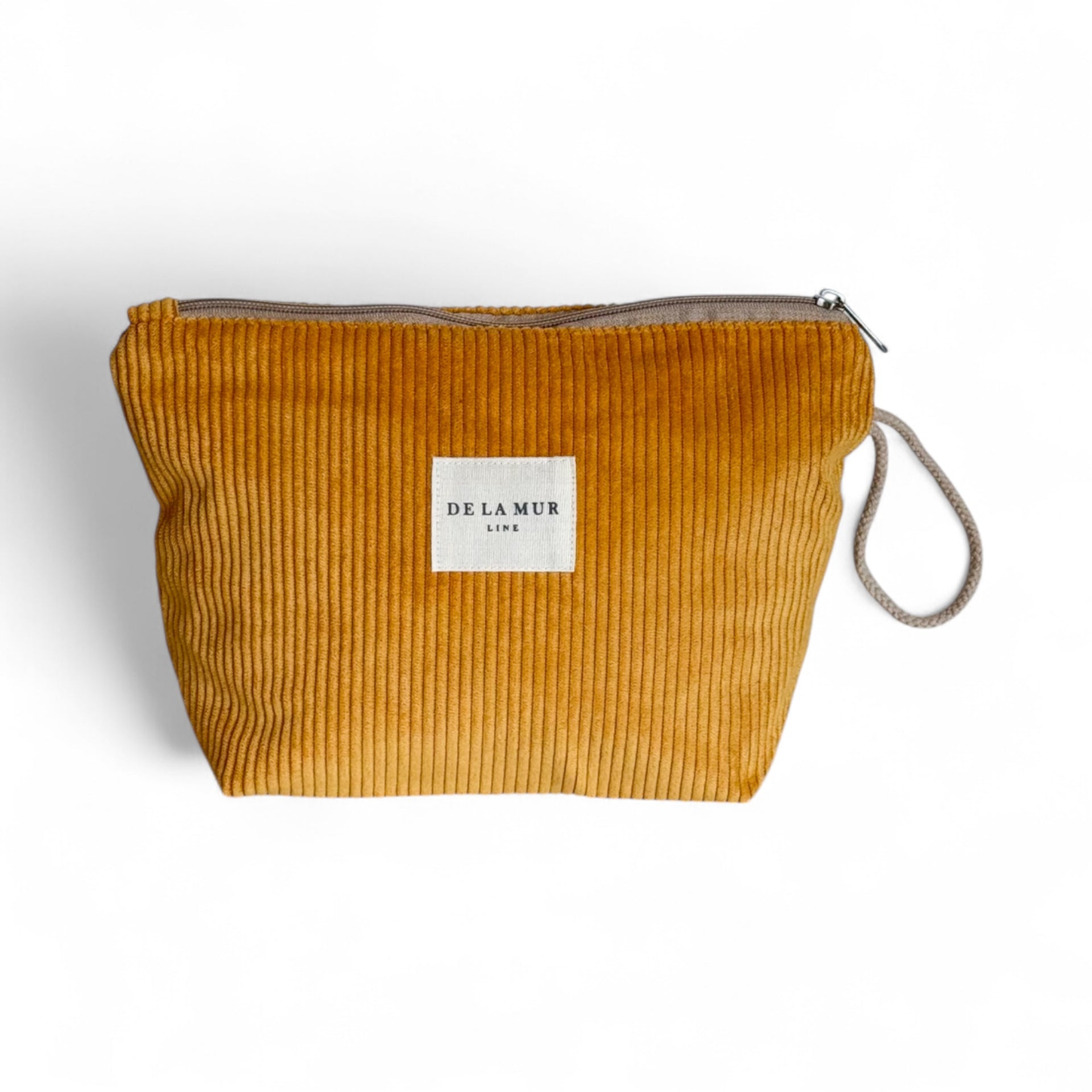 Paula | Große Beauty Bag Rippe - Modische Kosmetiktasche mit Rippenstruktur