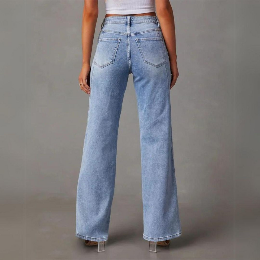 Vanda | High-Waist Hose mit weitem Bein