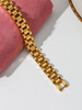 La Belleza - Elegante Gliederarmband 18K-Goldbeschichtung für den Perfekten Look