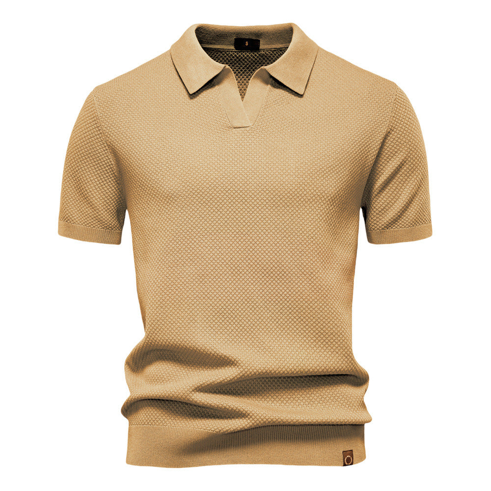Eirik | Strukturiertes Polo-Shirt