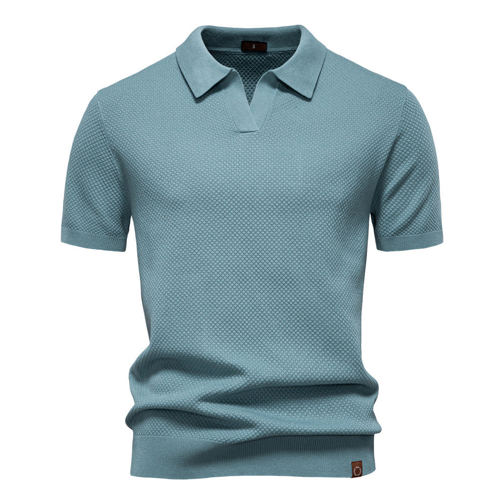 Eirik | Strukturiertes Polo-Shirt