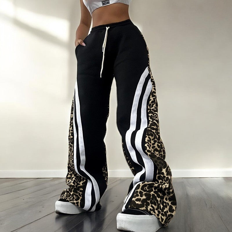 Kiara | Leopard Track Pants