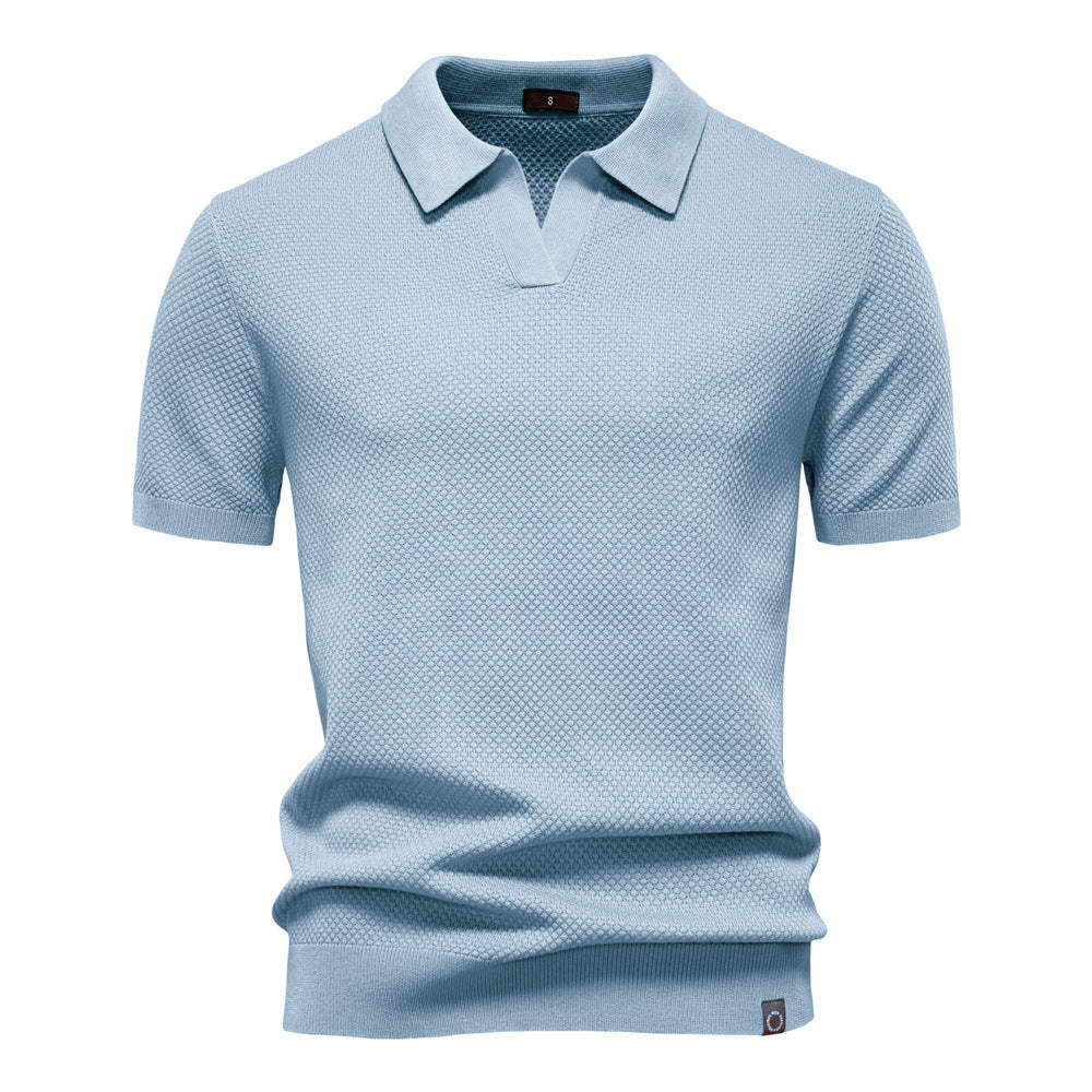 Eirik | Strukturiertes Polo-Shirt