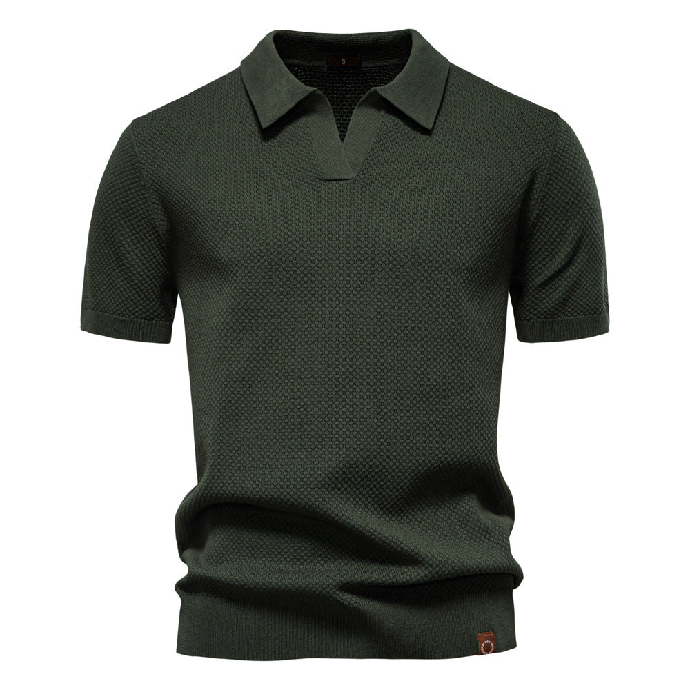 Eirik | Strukturiertes Polo-Shirt