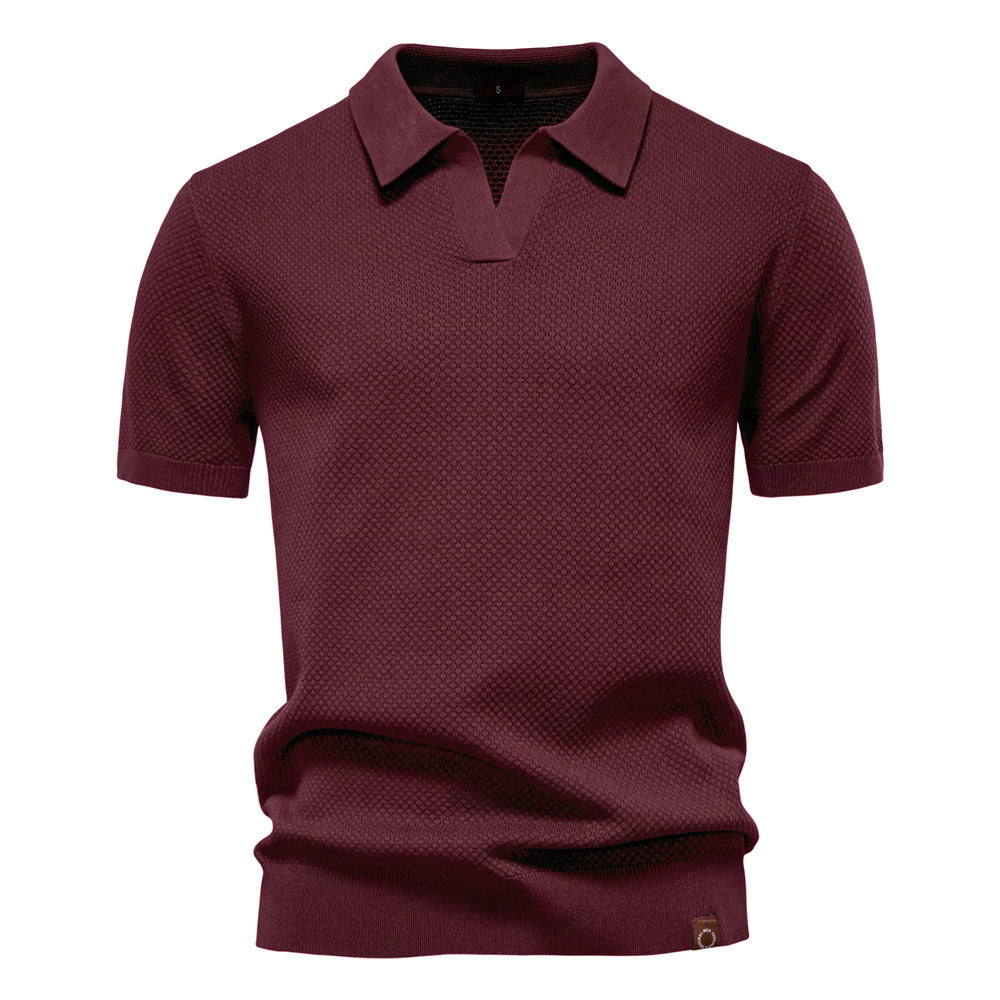 Eirik | Strukturiertes Polo-Shirt