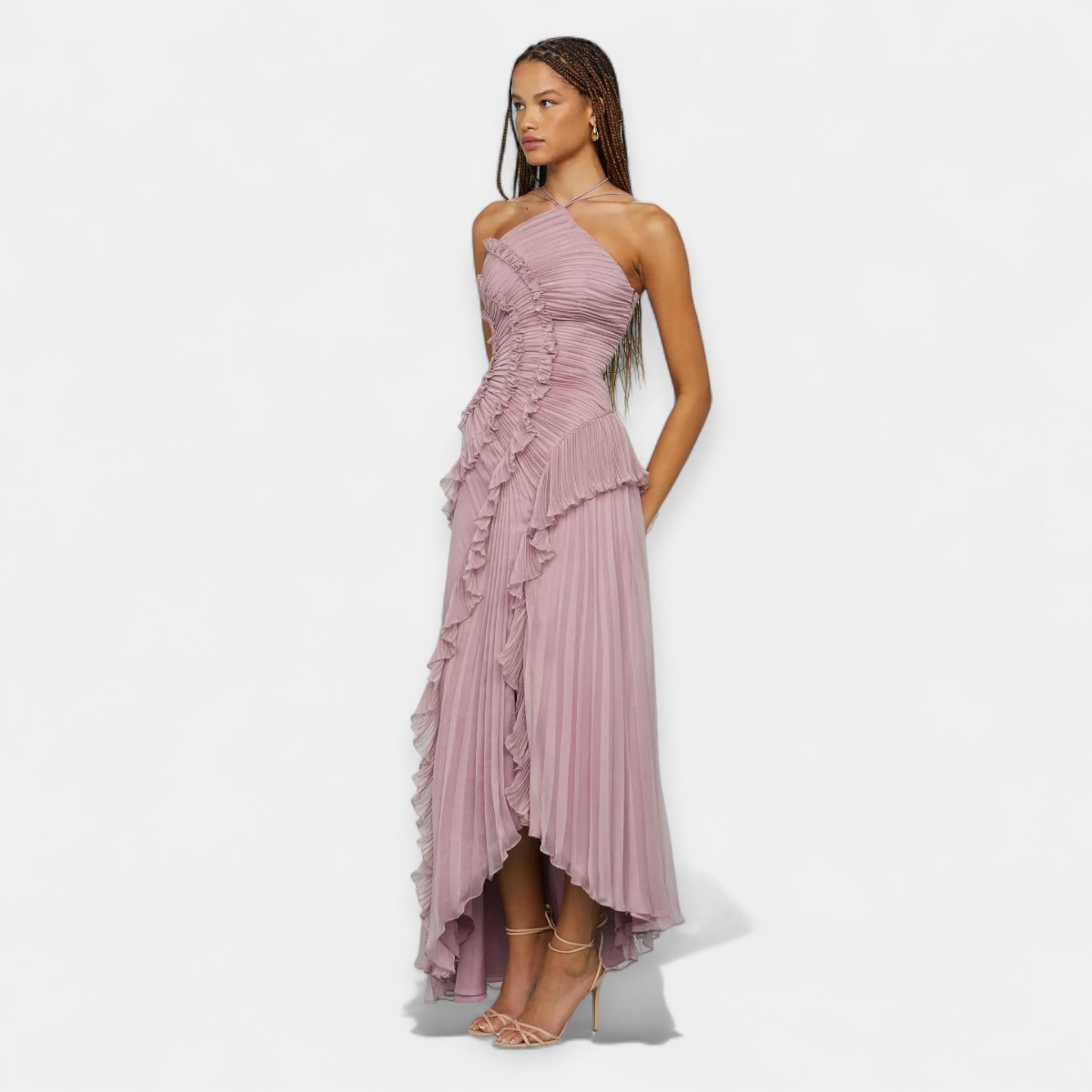 Sylvie | Lila Mindy Kleid mit Volant