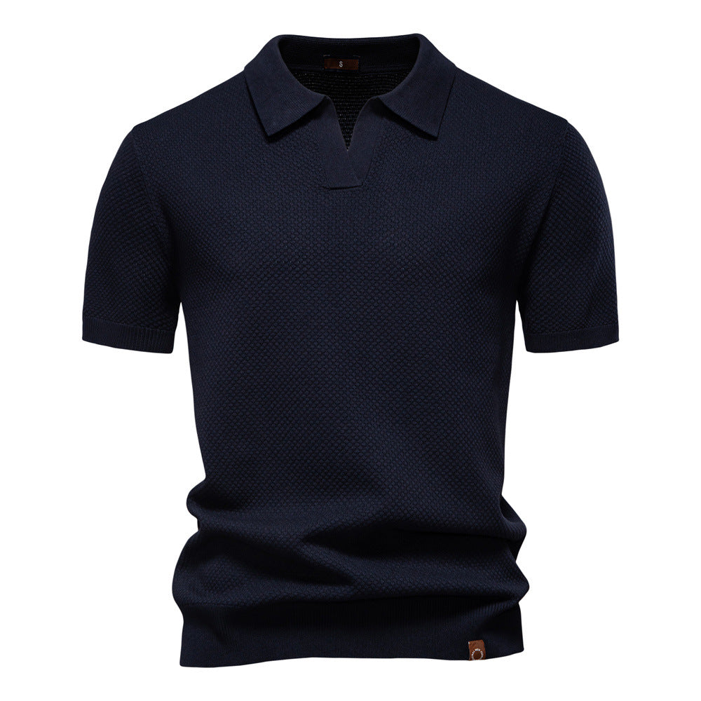 Eirik | Strukturiertes Polo-Shirt