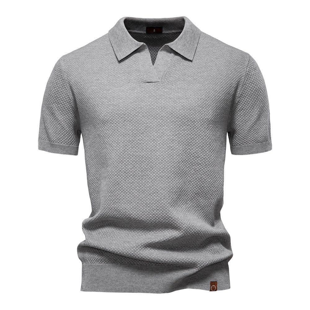 Eirik | Strukturiertes Polo-Shirt