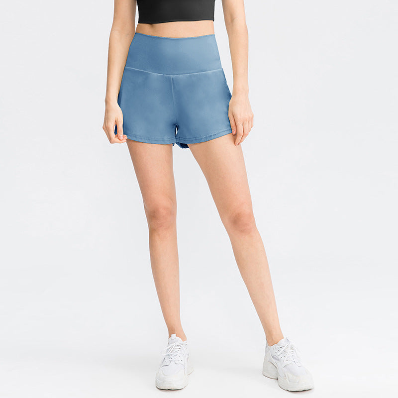 Laurel |  2-in-1-Yogashorts mit hoher Taille und Seitentaschen