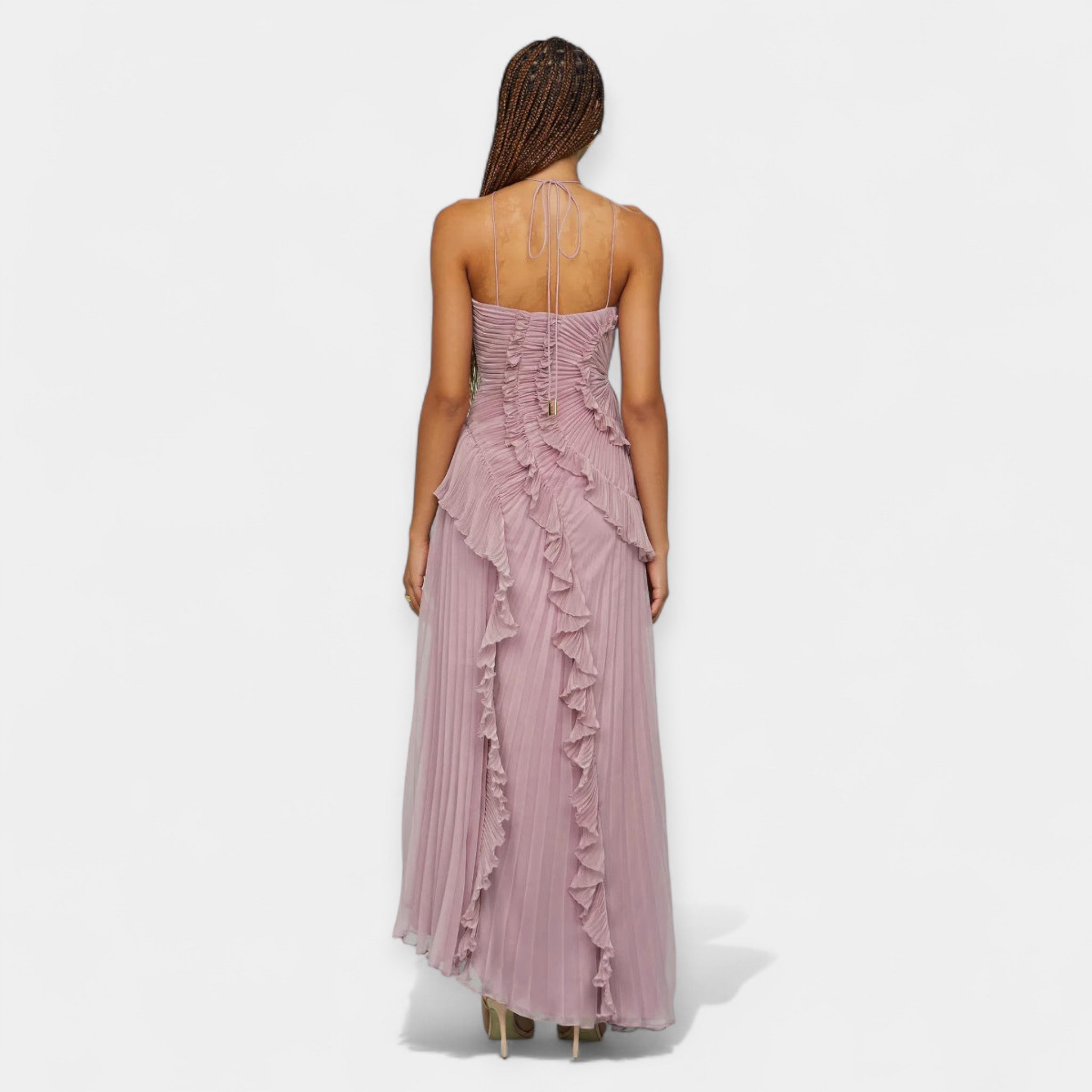 Sylvie | Lila Mindy Kleid mit Volant