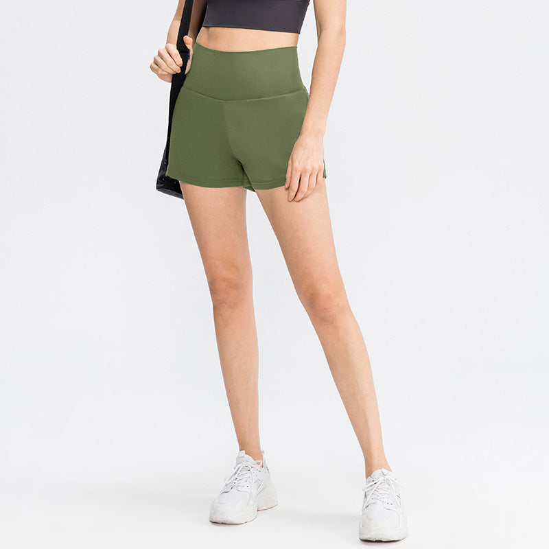 Laurel |  2-in-1-Yogashorts mit hoher Taille und Seitentaschen